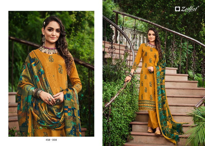 Zulfat Nusrat Pashmina Casual Wear Wholesale Dress Material Collection 